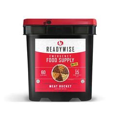 ReadyWise Emergency Food Supply, Freeze-Dried Meat, Survival-Food Disaster Kit for Hurricane Preparedness, Camping Food, Prepper