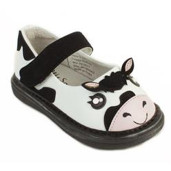 Wee Squeak Toddler Squeaky Shoes Bessie Moo Cow Size 3