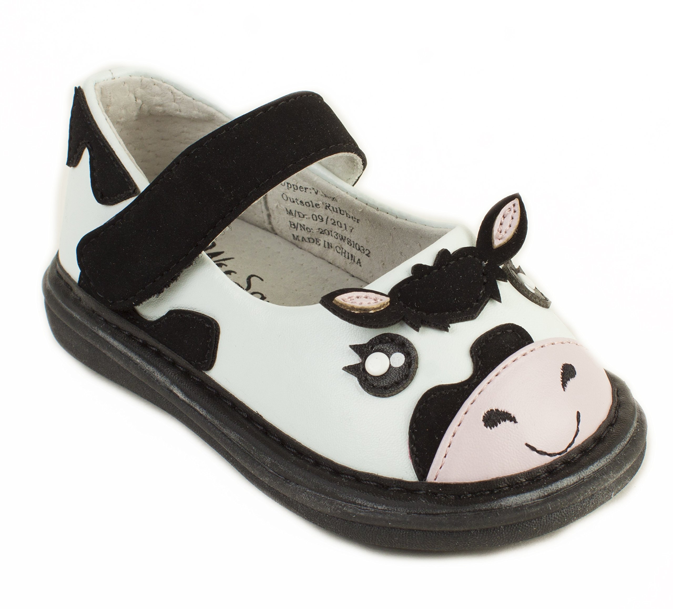 Wee Squeak Toddler Squeaky Shoes Bessie Moo Cow Size 6