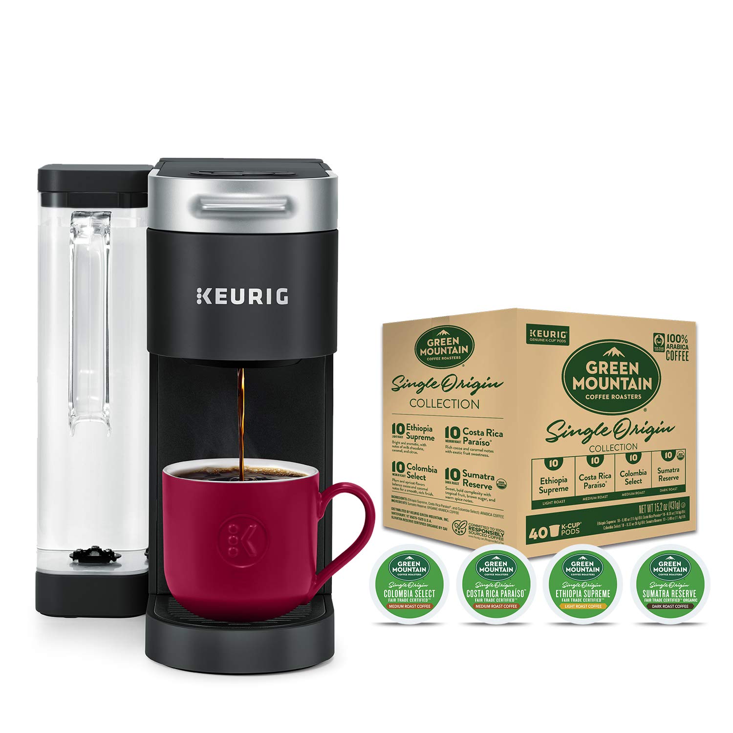 Keurig KSupreme Coffee Maker with Green Mountain Coffee Roasters
