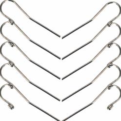 Annhua 10Pcs Dental Lip Hooks for Apex Locator, Stainless Steel Tester Endo Instrument Tools Used for Dental Clinic, Lab Equipment - Ac