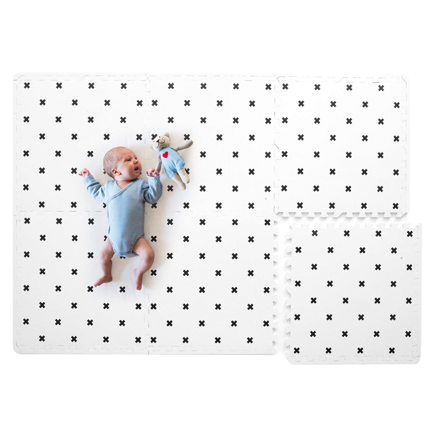 TCBunny Extra Large Baby Foam Play Mat 4FT x 6FT Non-Toxic
