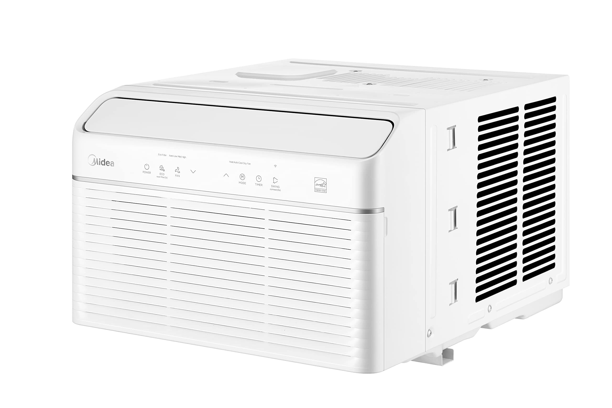 Midea 12000 BTU Smart Inverter Air Conditioner Window Unit with Heat and Dehumidifier - Cools up to 550 Sq. Ft., Energy Star Rat