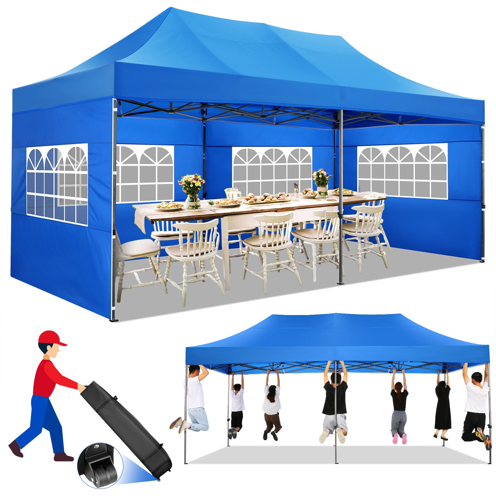 Amazon 10x20 Outdoor Tent HOTEEL Tents For Parties,10x20 Pop Up