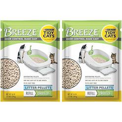 Tidy Cats Purina Tidy Cats Litter, Breeze Litter Pellets to be Used with Breeze Litter System, Prevents Dust and Tracking, 3.5 LB Each (Pa