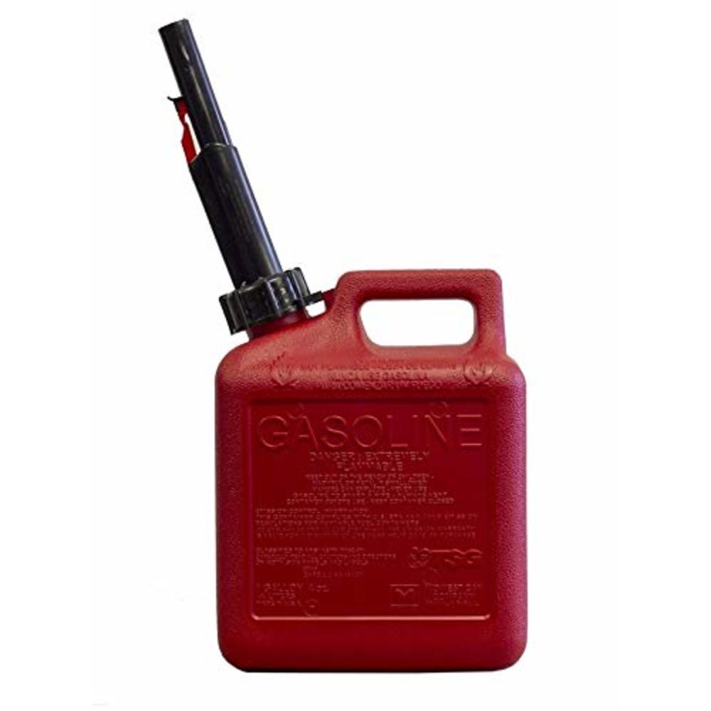 Midwest Can Quick-Flow Spout Midwest Can 1210 Auto Shut Off Gasoline Can - 1 Gallon