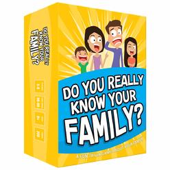 Do You Really Know Your Family? A Fun Family Game Filled with Conversation Starters and Challenges - Great for Kids, Teens and A