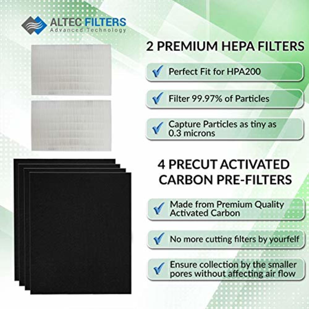 ALTEC FILTERS ADVANC Altec Filters HPA200 HEPA Premium Replacement ...