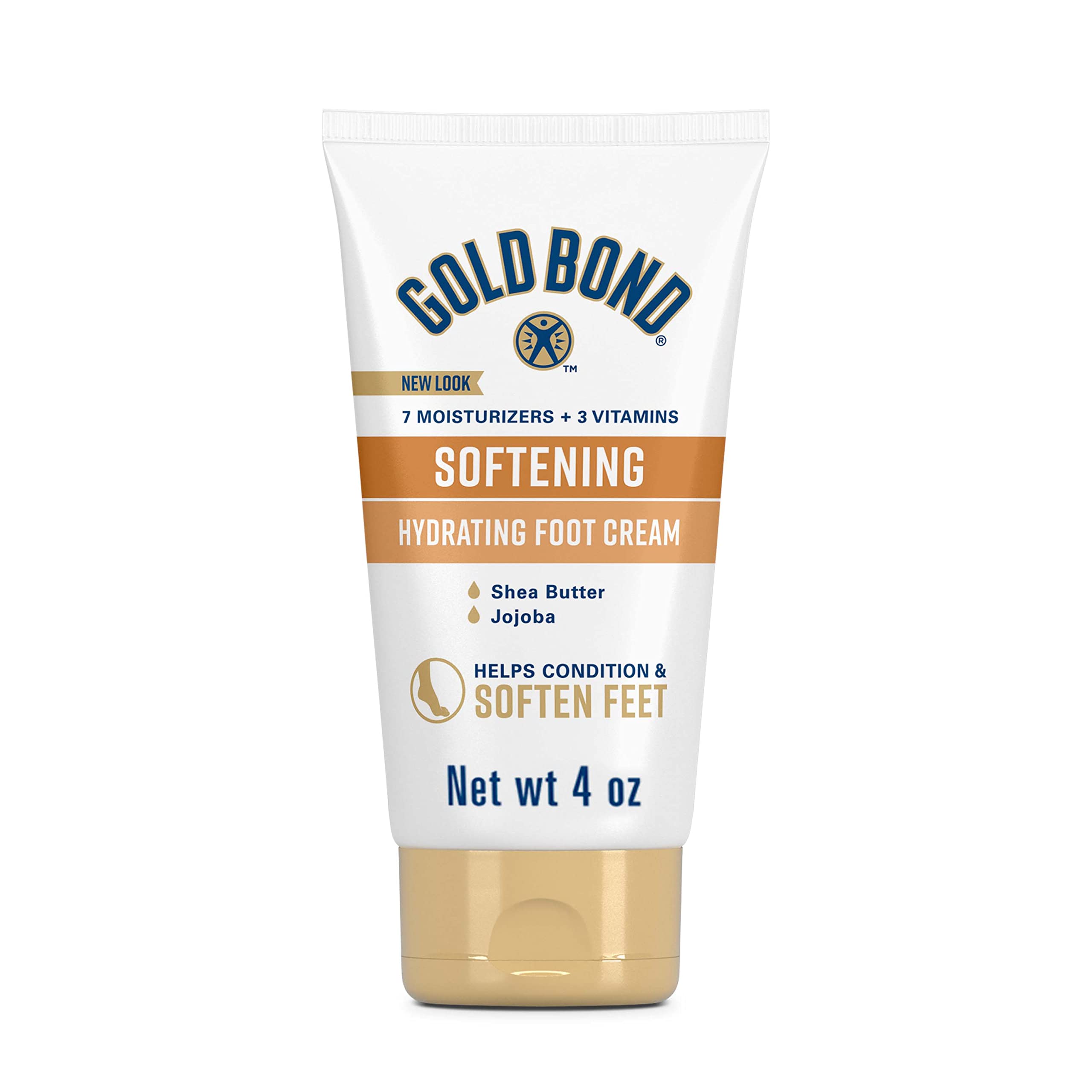 gold Bond Softening Foot cream, 4 oz, With Shea Butter to Soften Rough & Dry Feet