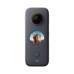 Insta360 ONE X2 360 Degree Waterproof Action Camera, 5.7K 360, Stabilization, Touch Screen, AI Editing, Live Streaming, Webcam,