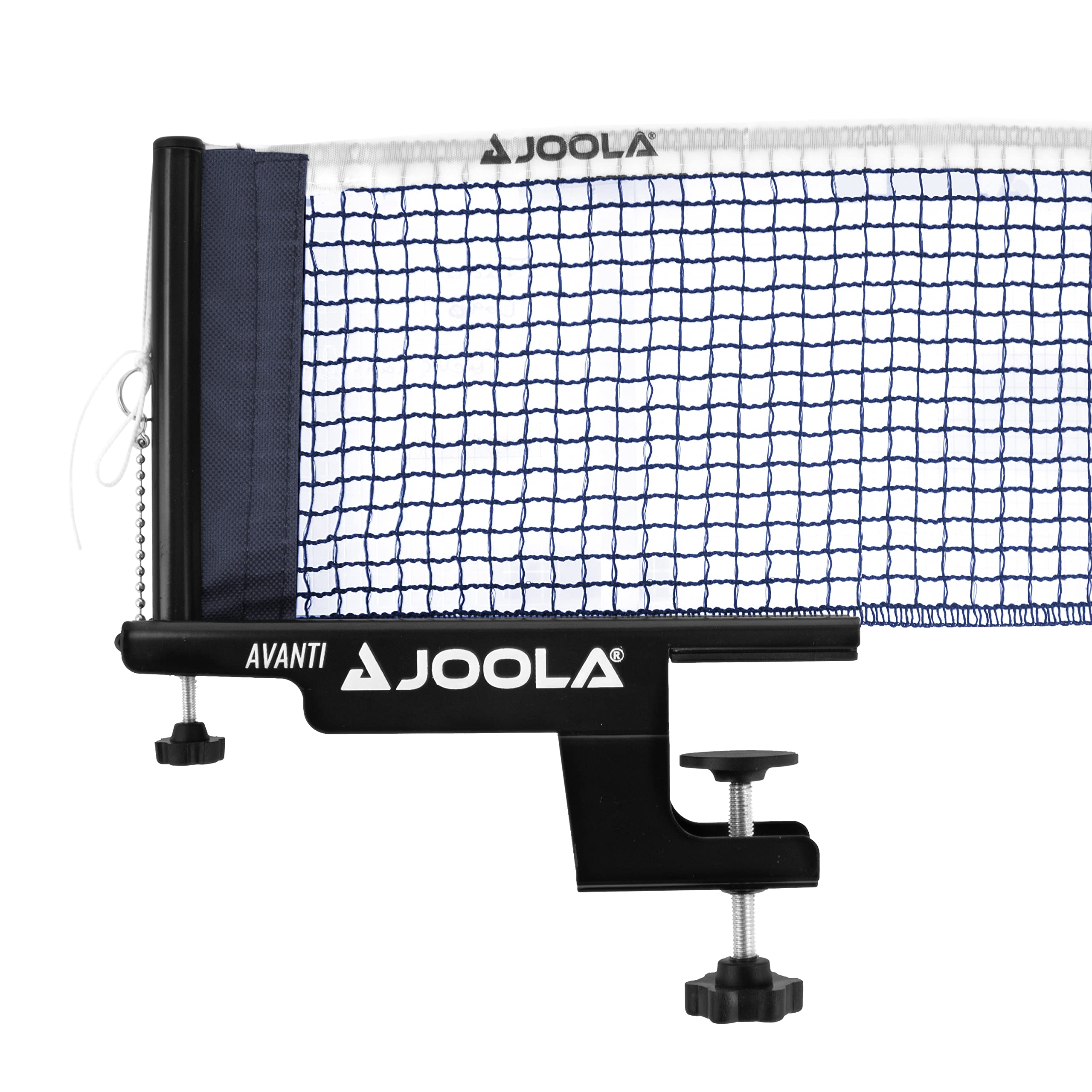 JOOLA Premium Avanti Table Tennis Net and Post Set - Portable and Easy Setup 72" Regulation Size Ping Pong Screw On Clamp Net, W