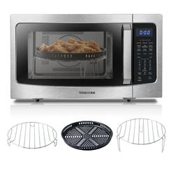 Toshiba 4-In-1 Ml-Ec42P(Ss) Countertop Microwave Oven, Smart Sensor, Convection, Air Fryer Combo, Mute Function, Position Memory
