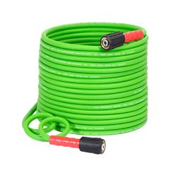 YAMATIC Super Flexible Pressure Washer Hose 50 FT 1/4", Kink Resistant Power Washer Hose Replacement for Flexzilla Uberflex Ryob