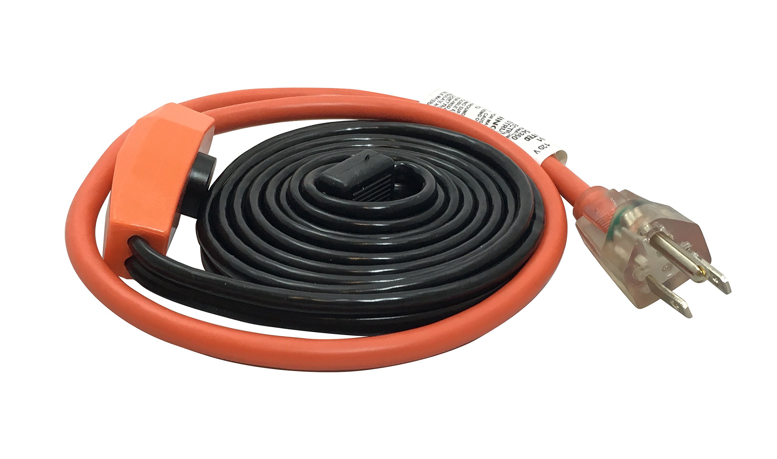 Frost King HC6A Automatic Electric Heat Kit Heating Cables, 6 Feet, Black