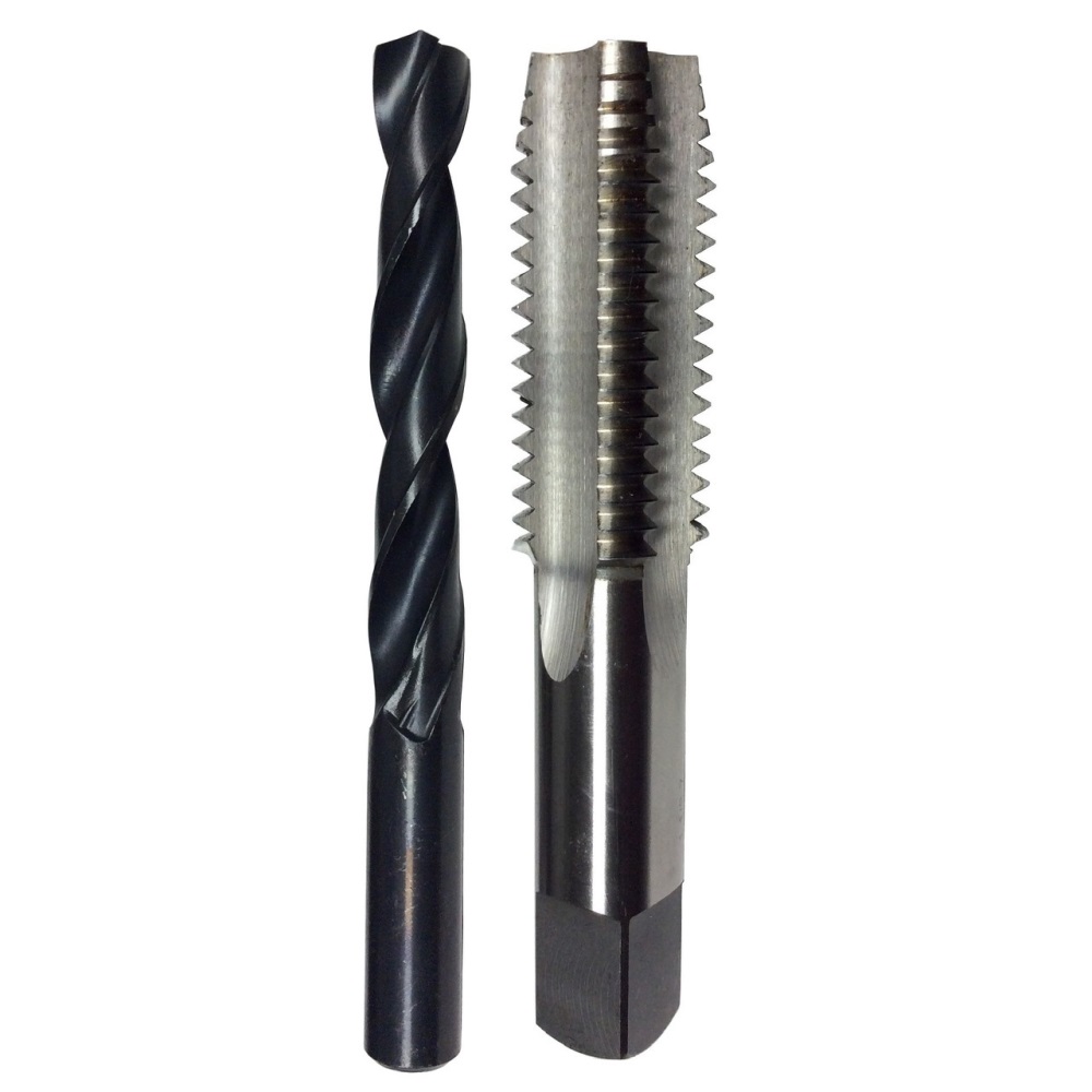 Drill America m16 X 2 HSS Plug Tap and matching 14.00mm HSS Drill Bit in plastic pouch