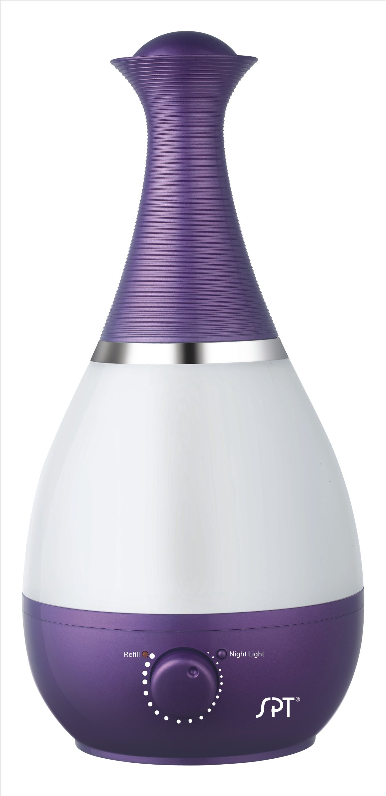 SPT Ultrasonic Humidifier with Frangrance Diffuser and Night Light (Violet)