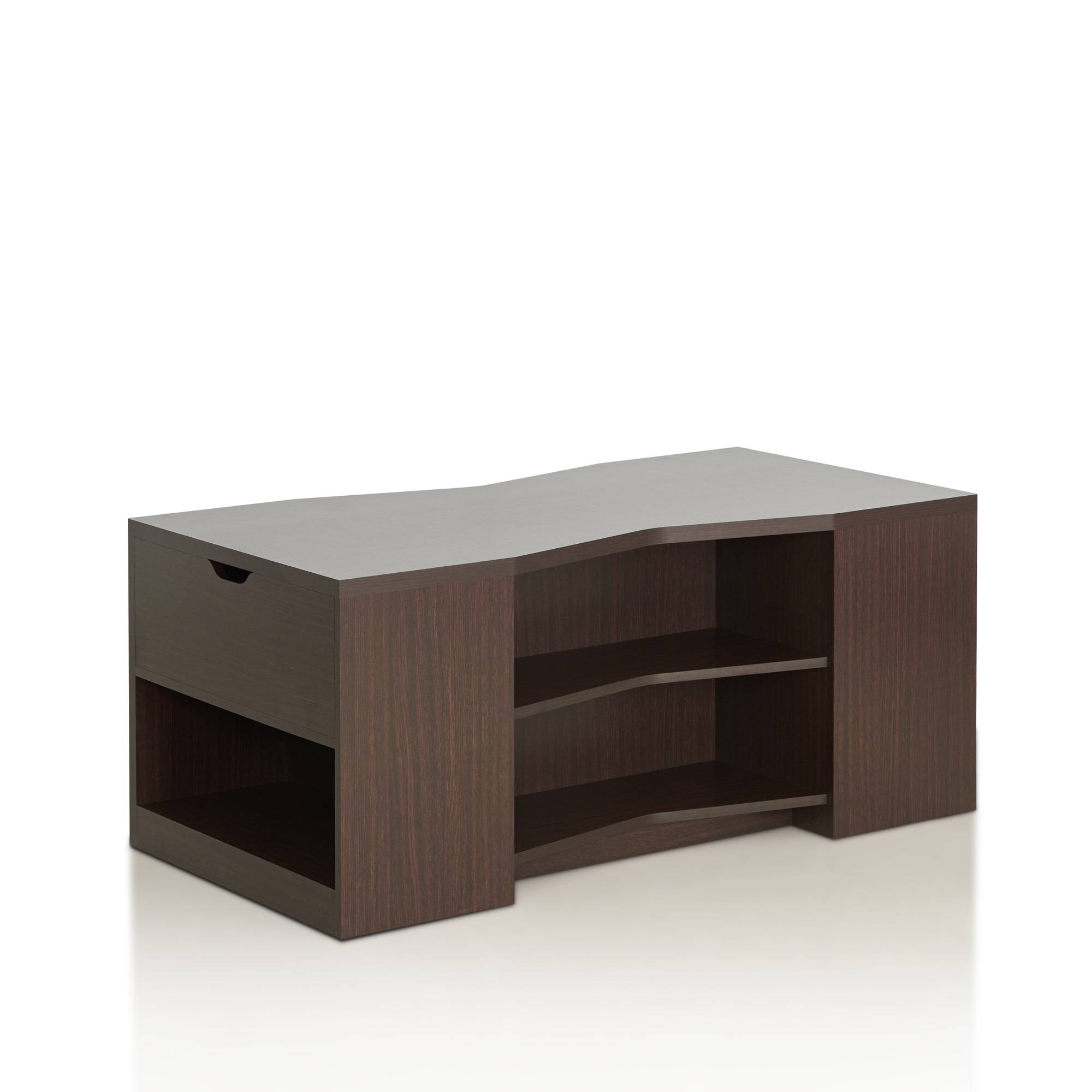 Furniture of America Keating Multi Shelf Coffee Table