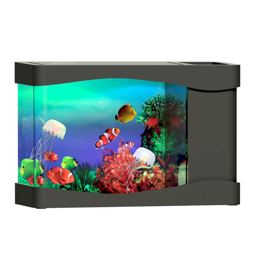 Play Fish Tank Playlearn USA Playlearn Mini Jellyfish Aquarium Artificial Fish Tank ...