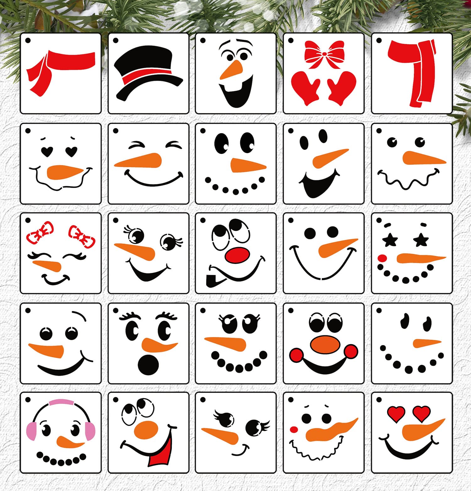 yamcyh-christmas-snowman-face-stencils-for-painting3