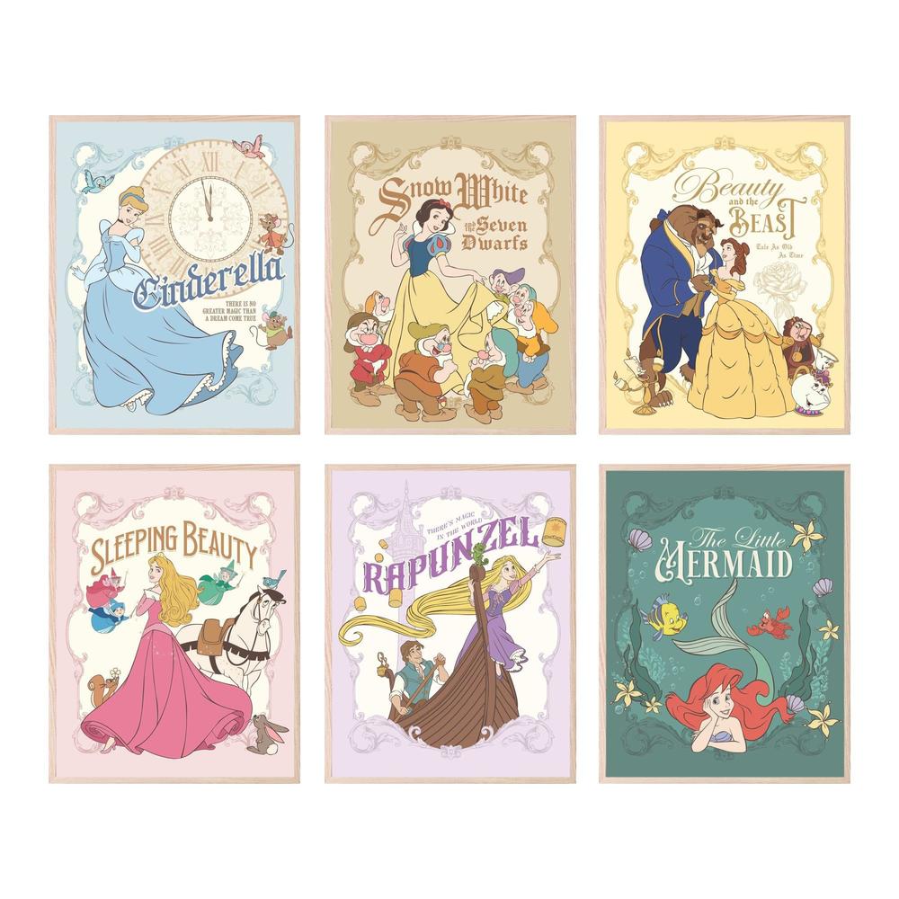 BigWig Prints Disney Princess Poster Set Disney Princess Room Decor ...