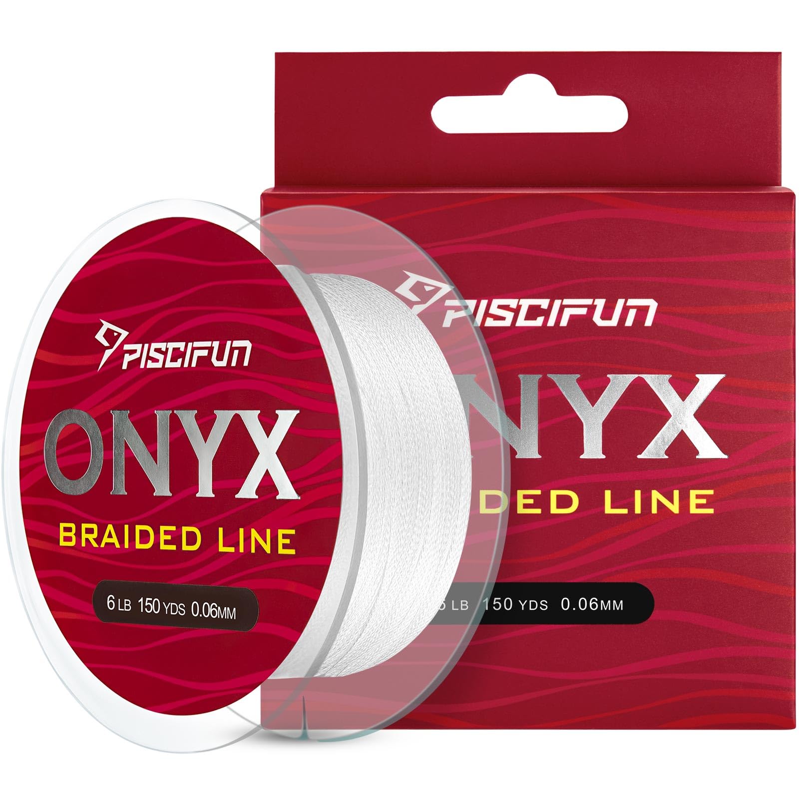 Piscifun Onyx Braided Fishing Line Advanced Superline Braid Lines 547Yd 25lb White Piscifun Onyx Braided Fishing Line Advanced Superline Braid Lines 547Yd 25lb White