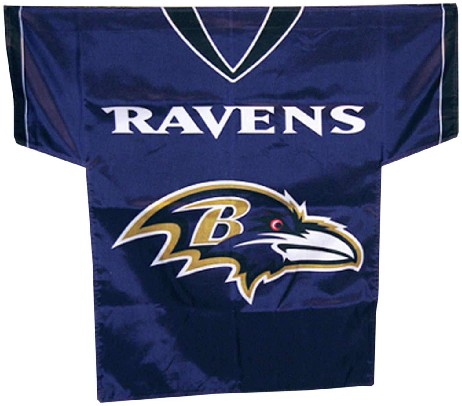 Fremont Die NFL Baltimore Ravens Jersey Banner 34by30Inch2Sided