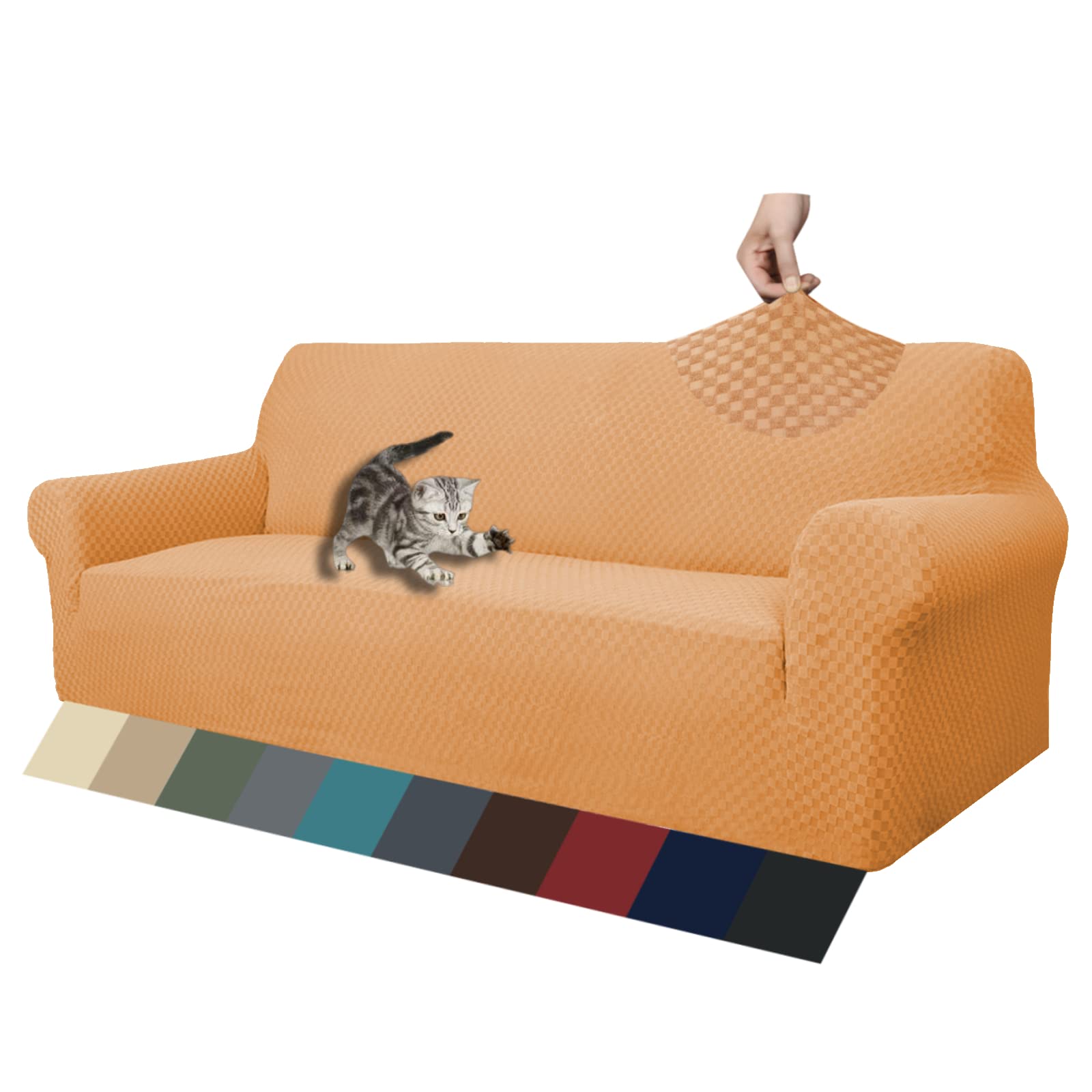 Lavishcover Stretch Sofa Slipcover – 1, 2, Or 3 Seater – Pet Friendly Furniture Protector (Various Models)