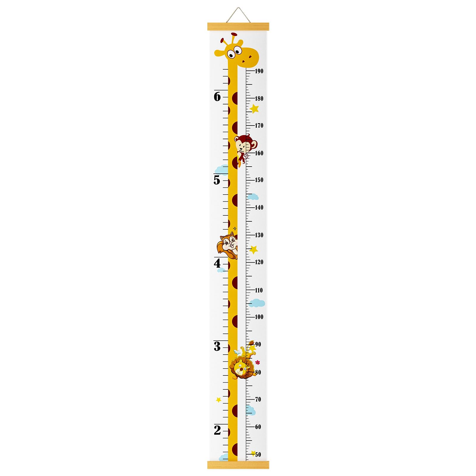 Children's Height Chart Kid Height Wall Chart Personalized Wooden ...