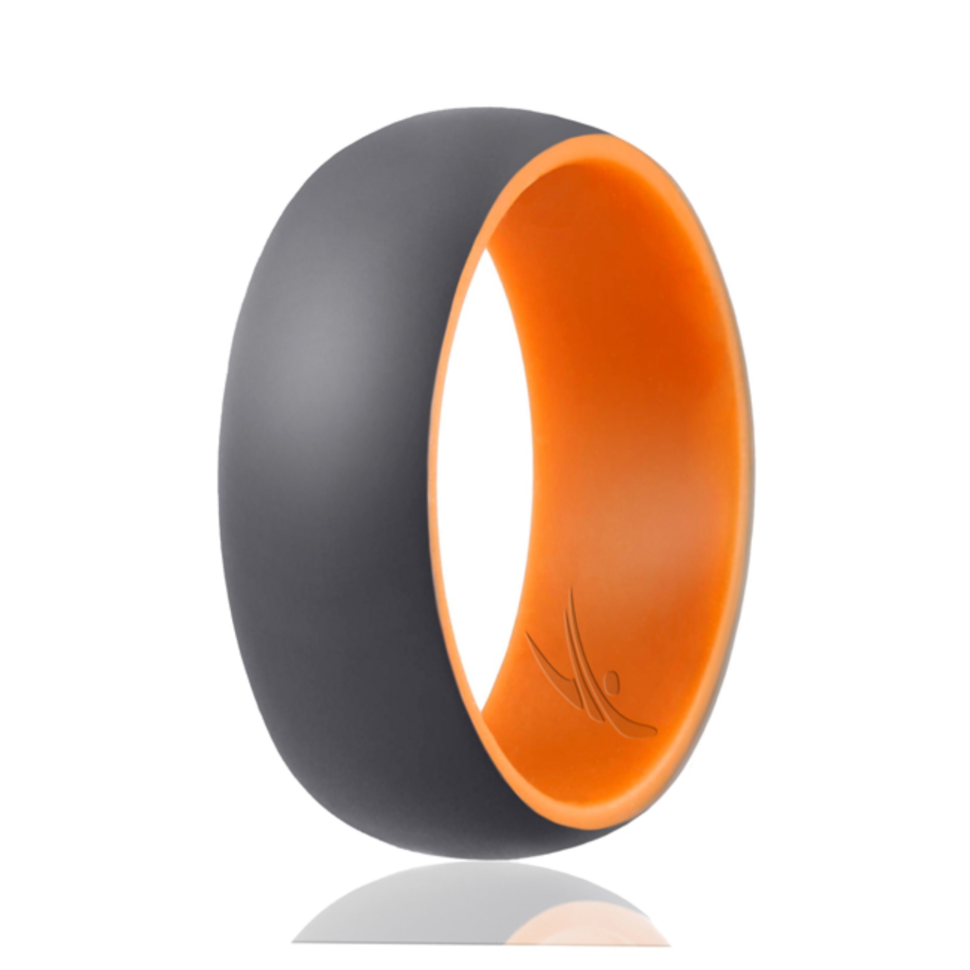 ROQ Roq Silicone Rubber Wedding Ring For Men, Comfort Fit, Men'S