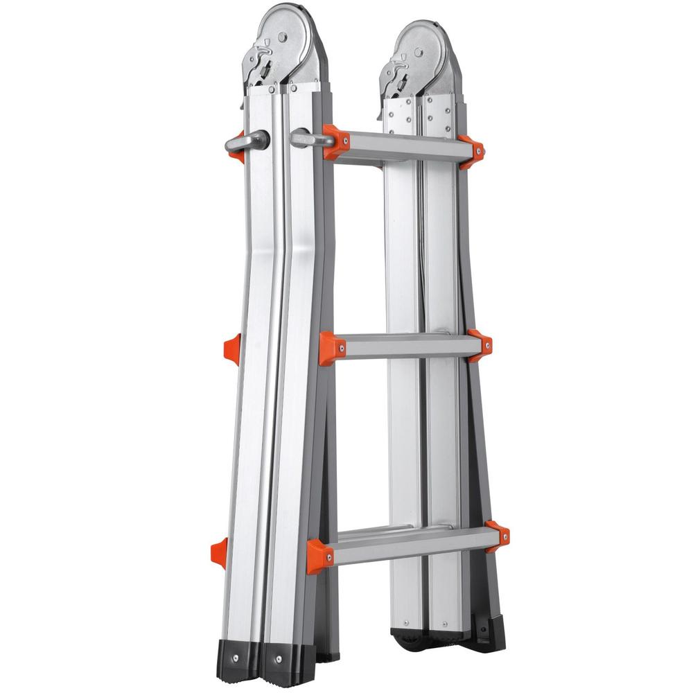 Xp Ladder VEVOR Telescoping Ladder A Frame 9.5 FT Extension Multi-Function for ...