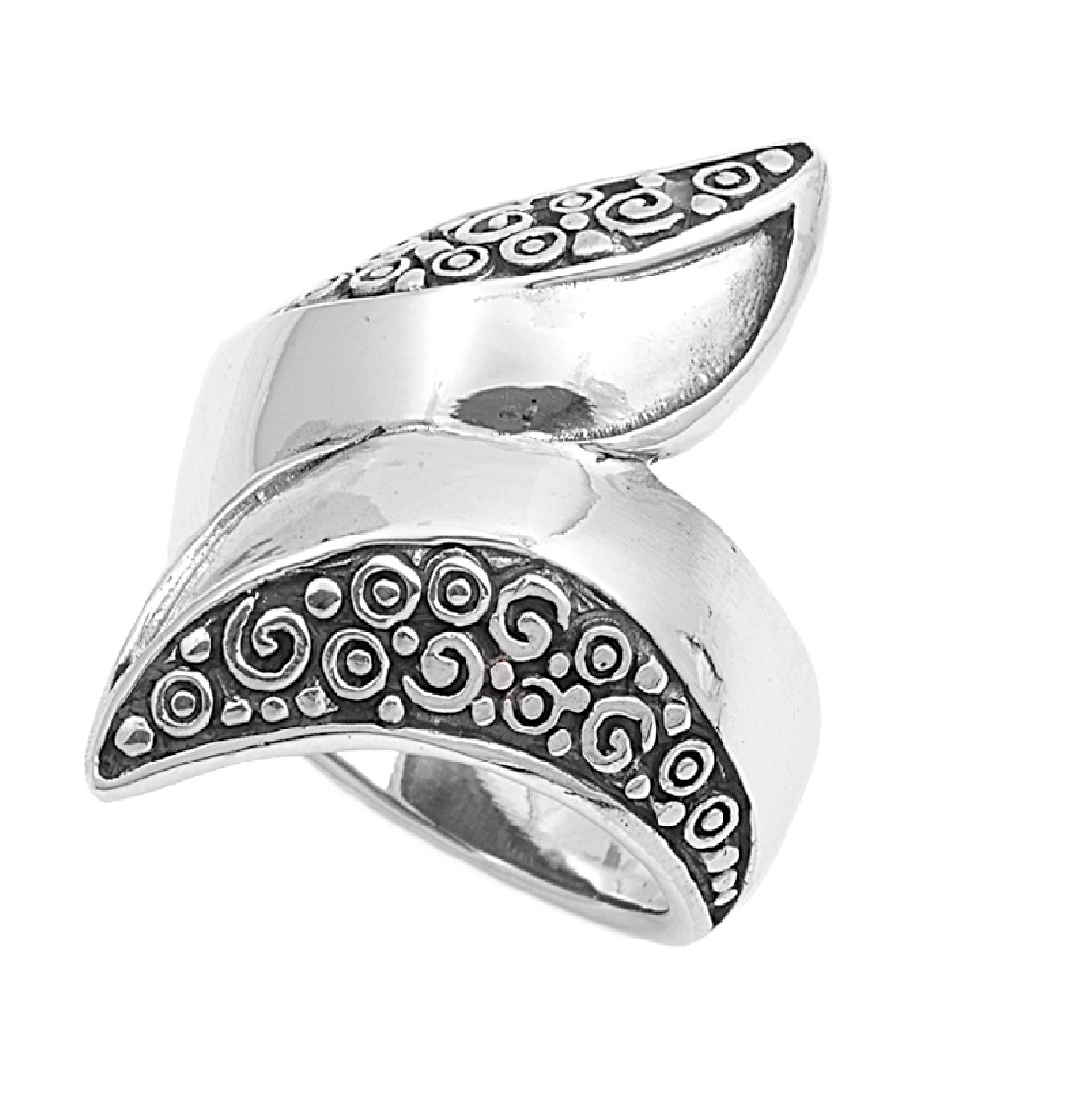 AllinStock Sterling Silver Antique Fashion Ring 