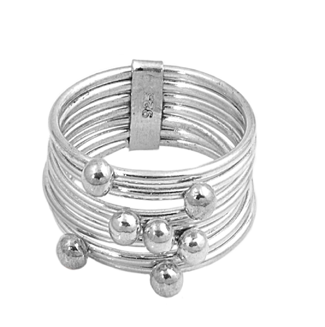 AllinStock Sterling Silver Wire Tension Style Ring 