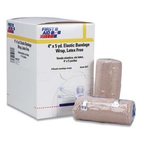 First Aid Only Inc First Aid Only Reusable Elastic Bandage Wrap, 4" x 15 ft, 9/Box (FAO5903)