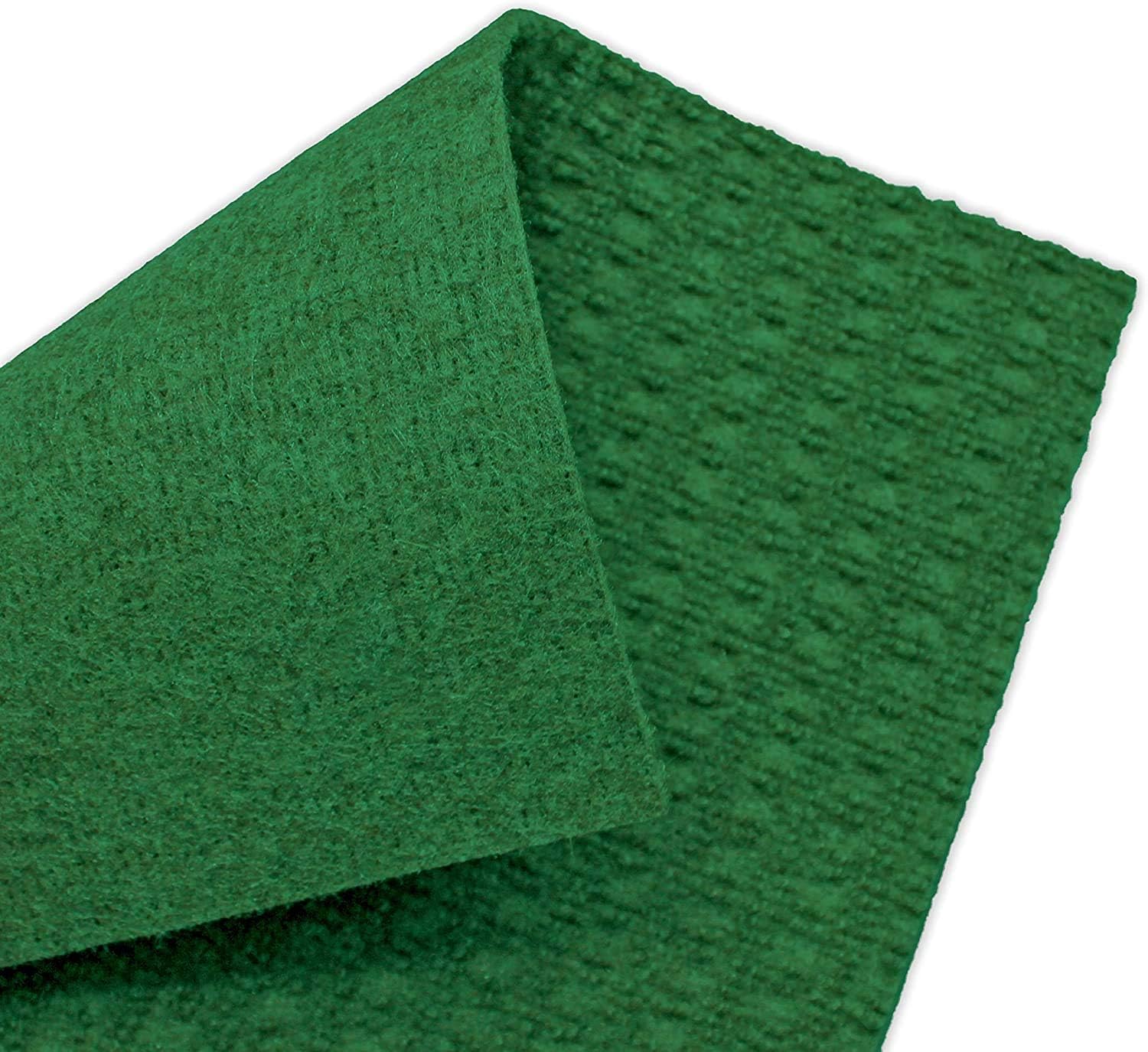 Koeckritz Rugs Soft and Durable Interlace Indoor - Outdoor Area Rugs Lightweight and Flexible (Color: Heather Green)