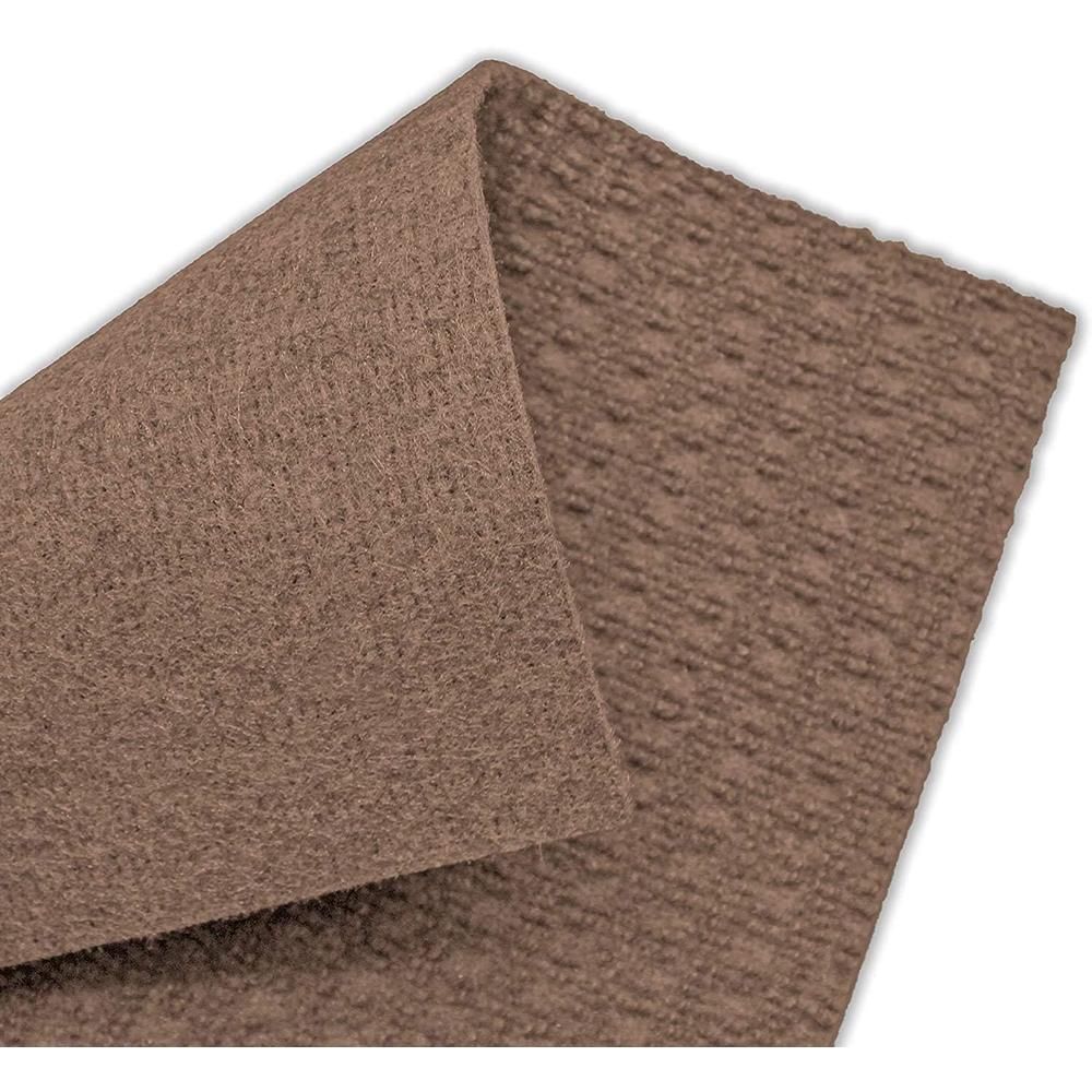 Koeckritz Rugs Soft and Durable Interlace Indoor - Outdoor Area Rugs Lightweight and Flexible (Color: Espresso)