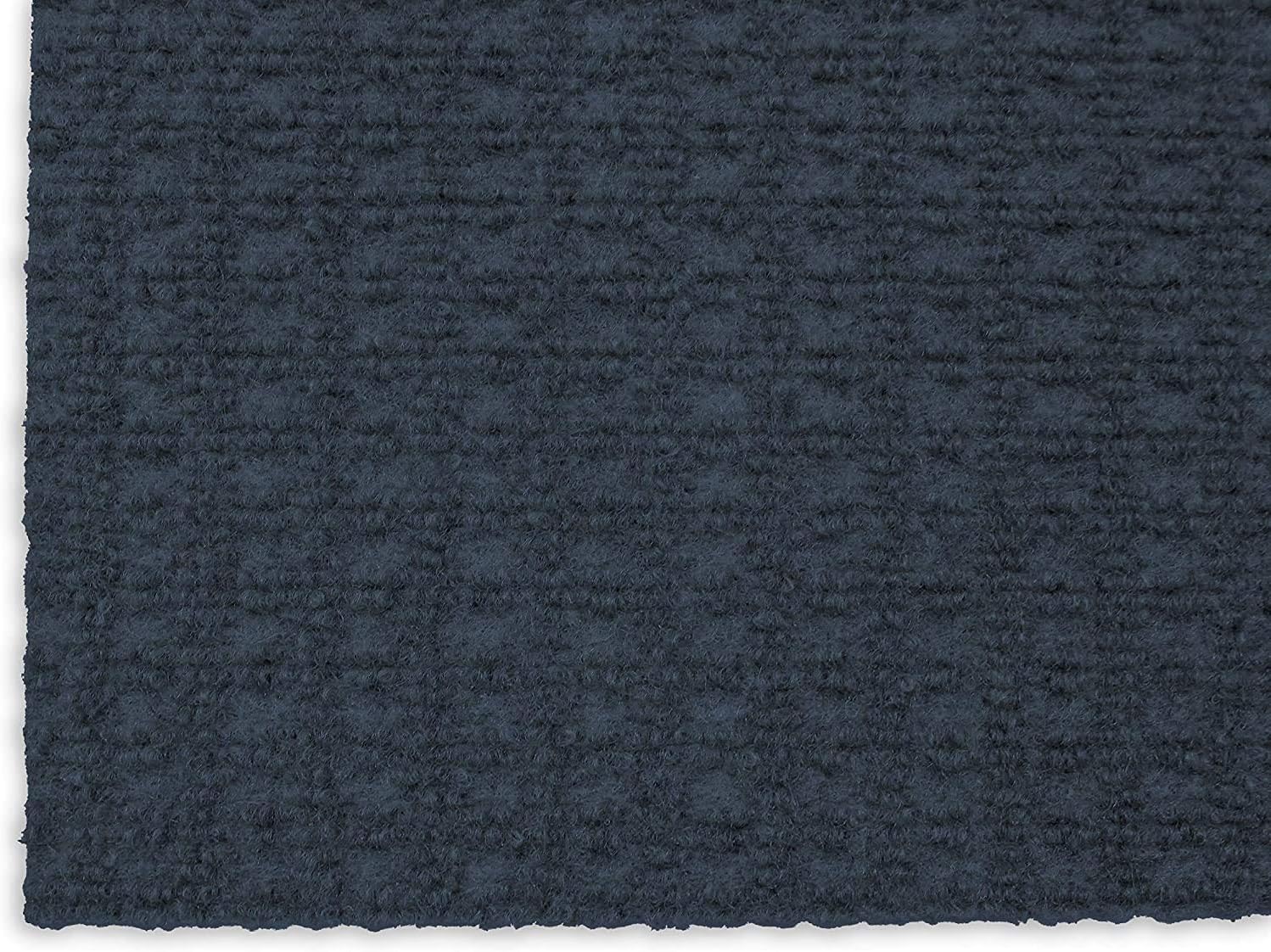 Koeckritz Rugs Soft and Durable Interlace Indoor - Outdoor Area Rugs Lightweight and Flexible (Color: Ocean Blue)
