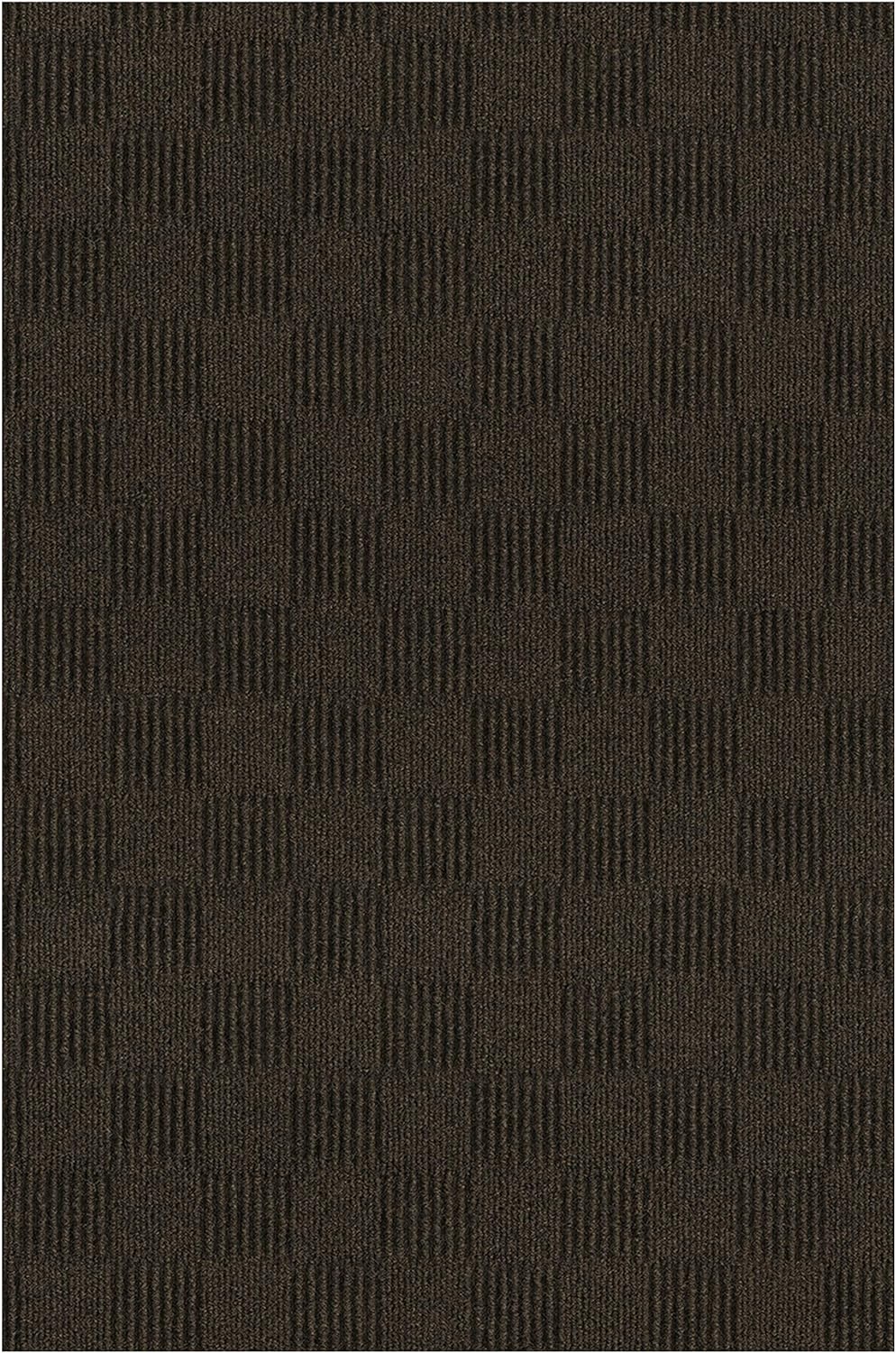 Koeckritz Rugs Soft and Durable Patchwork Style Indoor - Outdoor Area Rugs Lightweight and Flexible (Color: Mocha)