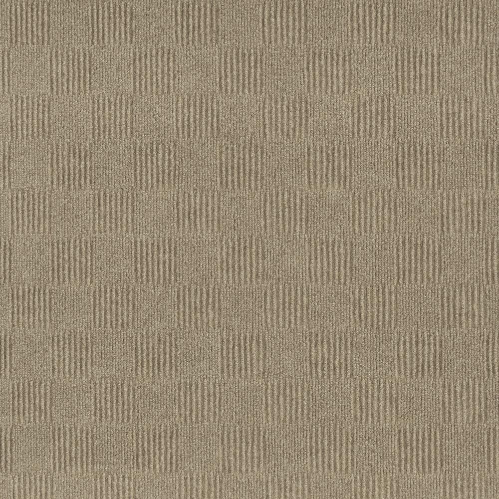 Koeckritz Rugs Soft and Durable Patchwork Style Indoor - Outdoor Area Rugs Lightweight and Flexible (Color: Taupe)