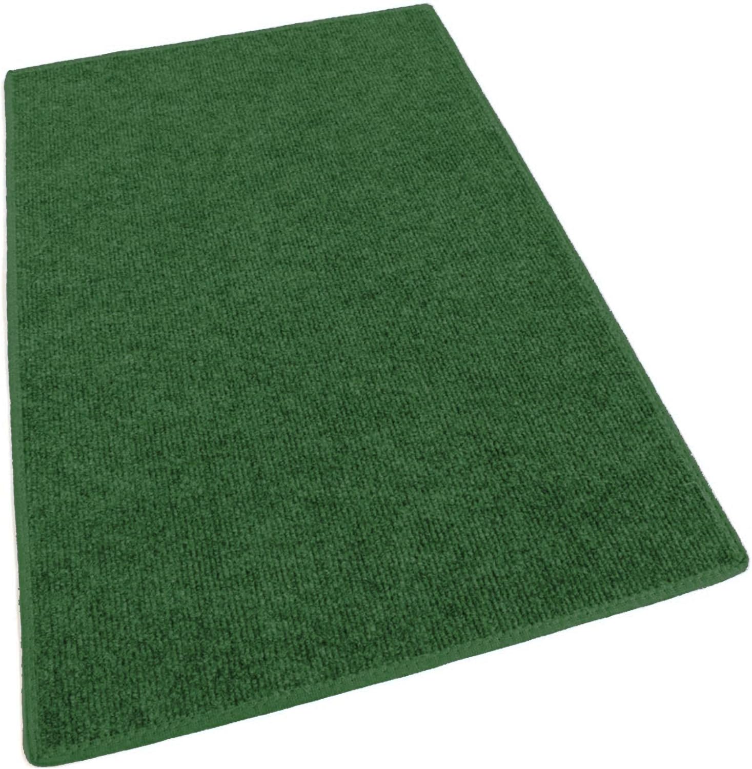Koeckritz Rugs Emerald Green Indoor/Outdoor Carpet Patio & Pool Area Rugs Runners and Doormats - Easy Maintenance - Just Hose Off & Dry! 