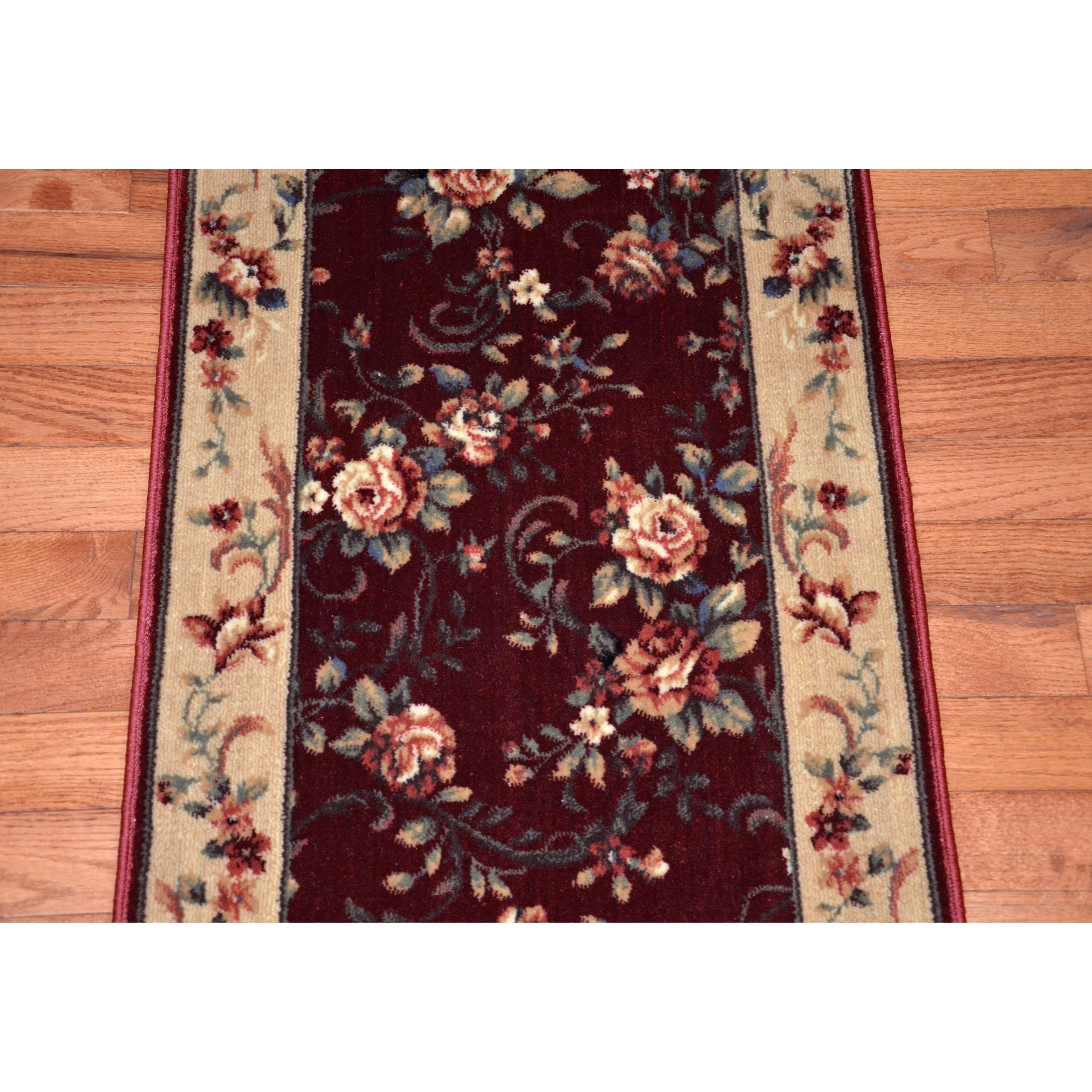 Dean Flooring Company Chelsea Garden Red Carpet Rug Hallway Stair