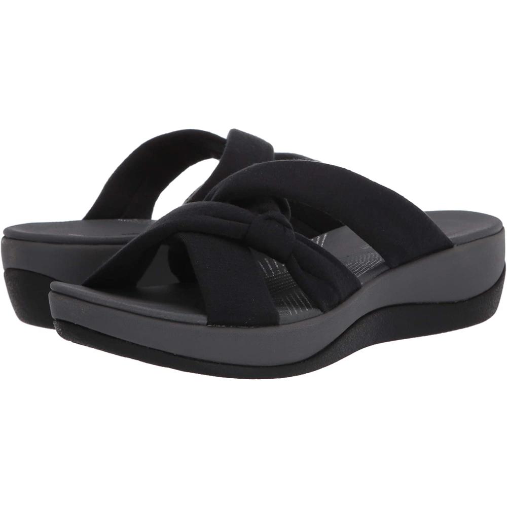 Clarks Women S Shoes Arla Rae Fabric Open Toe Casual Mule Sandals Clarks Women S Shoes Arla Rae Fabric Open Toe Casual Mule Sandals