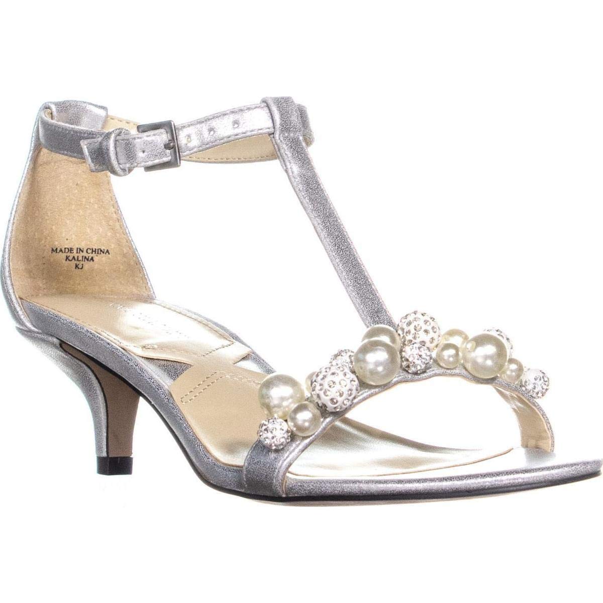 Adrienne Vittadini Womens Kalina Open Toe Ankle Strap Classic Pumps Adrienne Vittadini Womens Kalina Open Toe Ankle Strap Classic Pumps