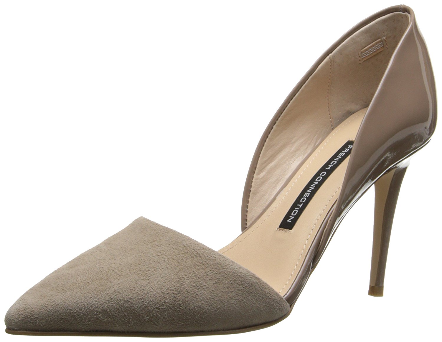 French Connection Womens Fc Elvia Leather Pointed Toe D Orsay Pumps French Connection Womens Fc Elvia Leather Pointed Toe D Orsay Pumps