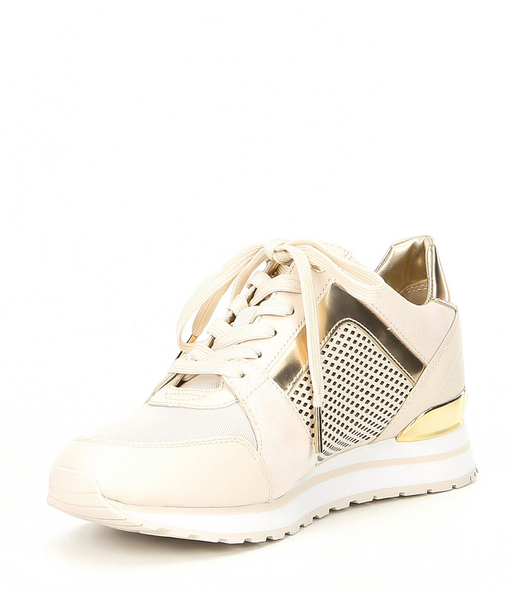 Foreword Parcel plenty Michael Kors Michael Michael Kors Womens Billie Trainer Leather Low Top  Lace Up Running Sn...
