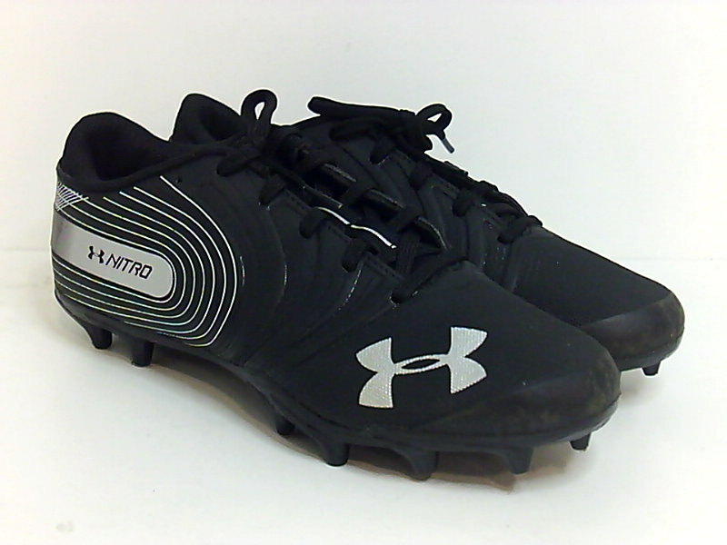 Under Armour Mens Nitro Low Mc Football Cleats Black White Size