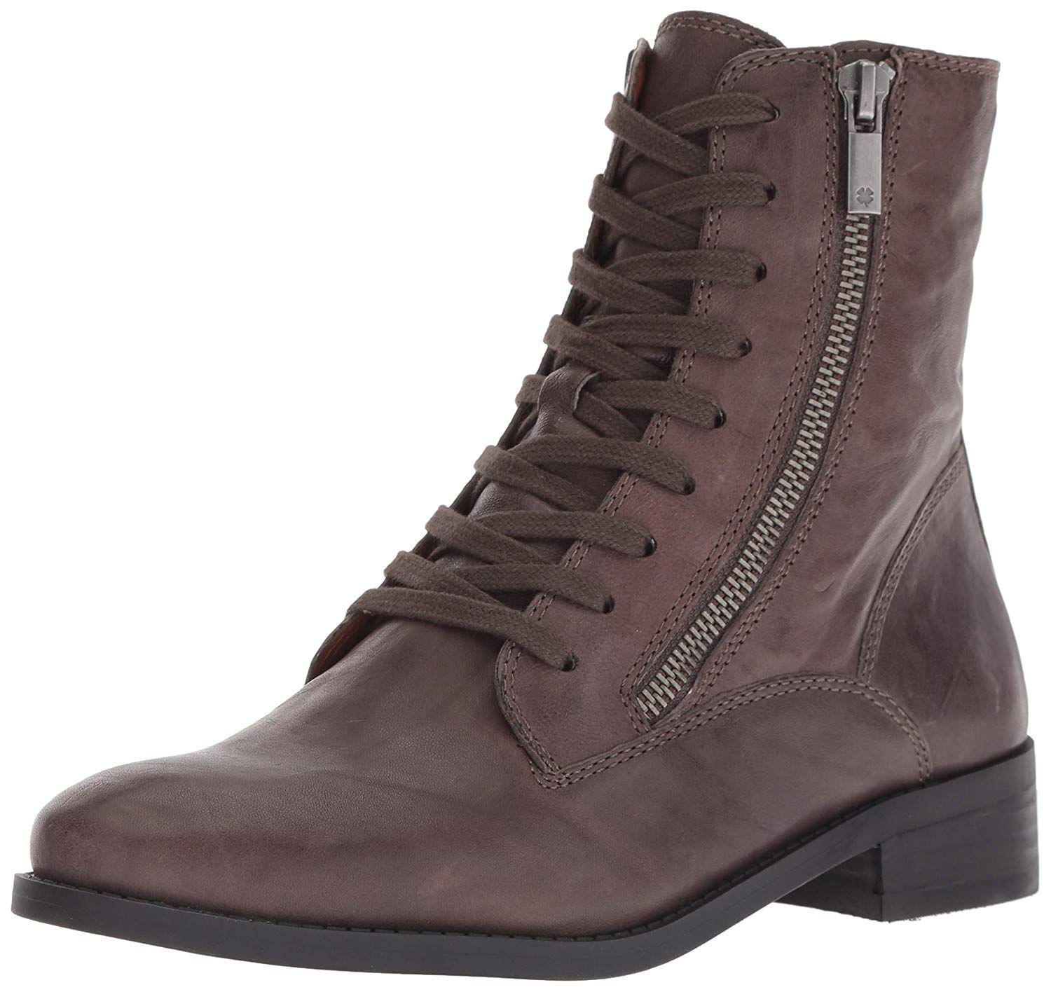 Lucky Brand Womens Hildran Leather Almond Toe Ankle Fashion Boots