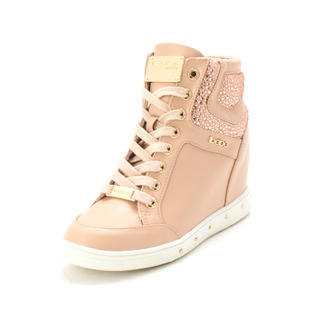 Bebe Womens Cairi Hight Top Lace Up Fashion Sneakers Bebe Womens Cairi Hight Top Lace Up Fashion Sneakers