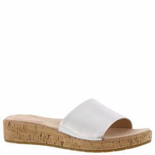 Easy Spirit Womens Muscari Leather Open Toe Casual Slide Sandals