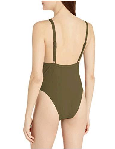 Seafolly Women S 80 S High Cut Tank One Piece Swimsuit Inka Rib Dark Olive 10 Us Seafolly Women S 80 S High Cut Tank One Piece Swimsuit Inka Rib Dark Olive 10 Us