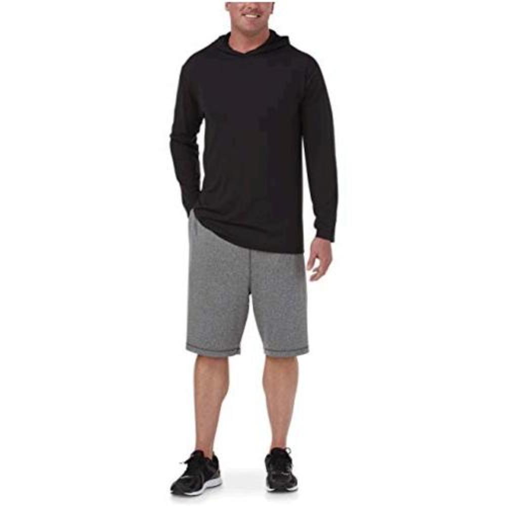 Amazon Essentials Essentials Men's Tech Stretch Long-Sleeve Pullover Hoodie, Black, 4XLT